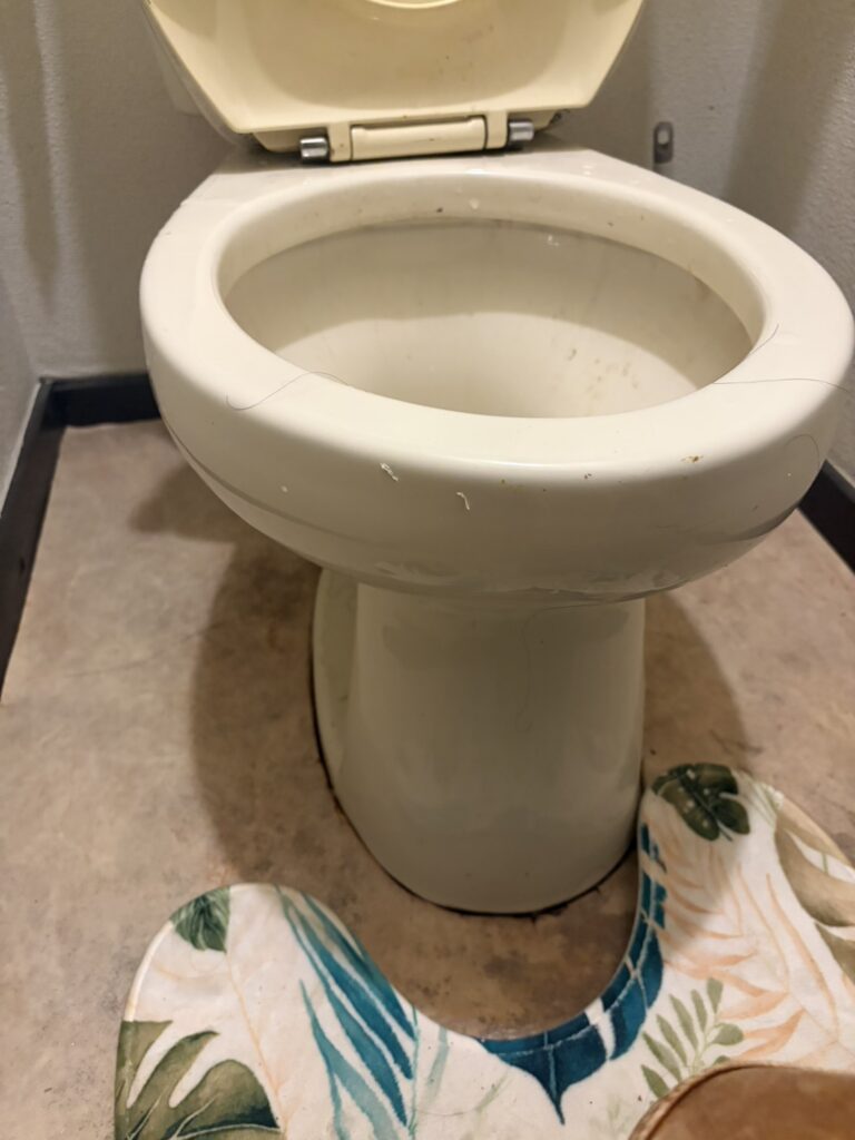 【青梅市】トイレのつまりを便器の脱着で解消